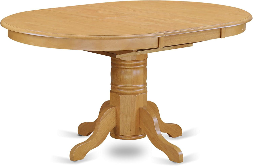 East West Furniture Oak Oval Dining Set 7 Piece