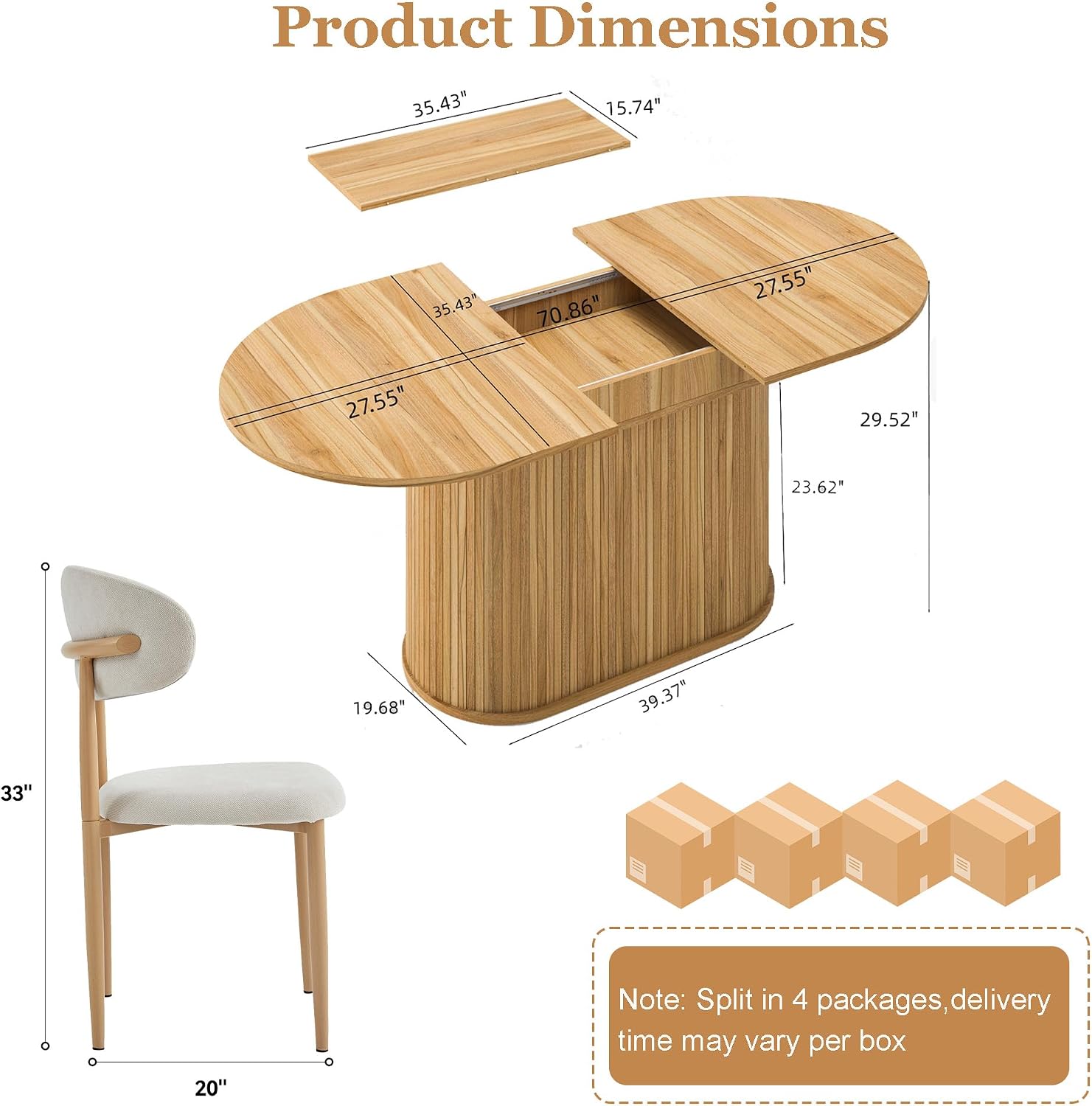 Oval 7 Piece Cushioned Dining Set