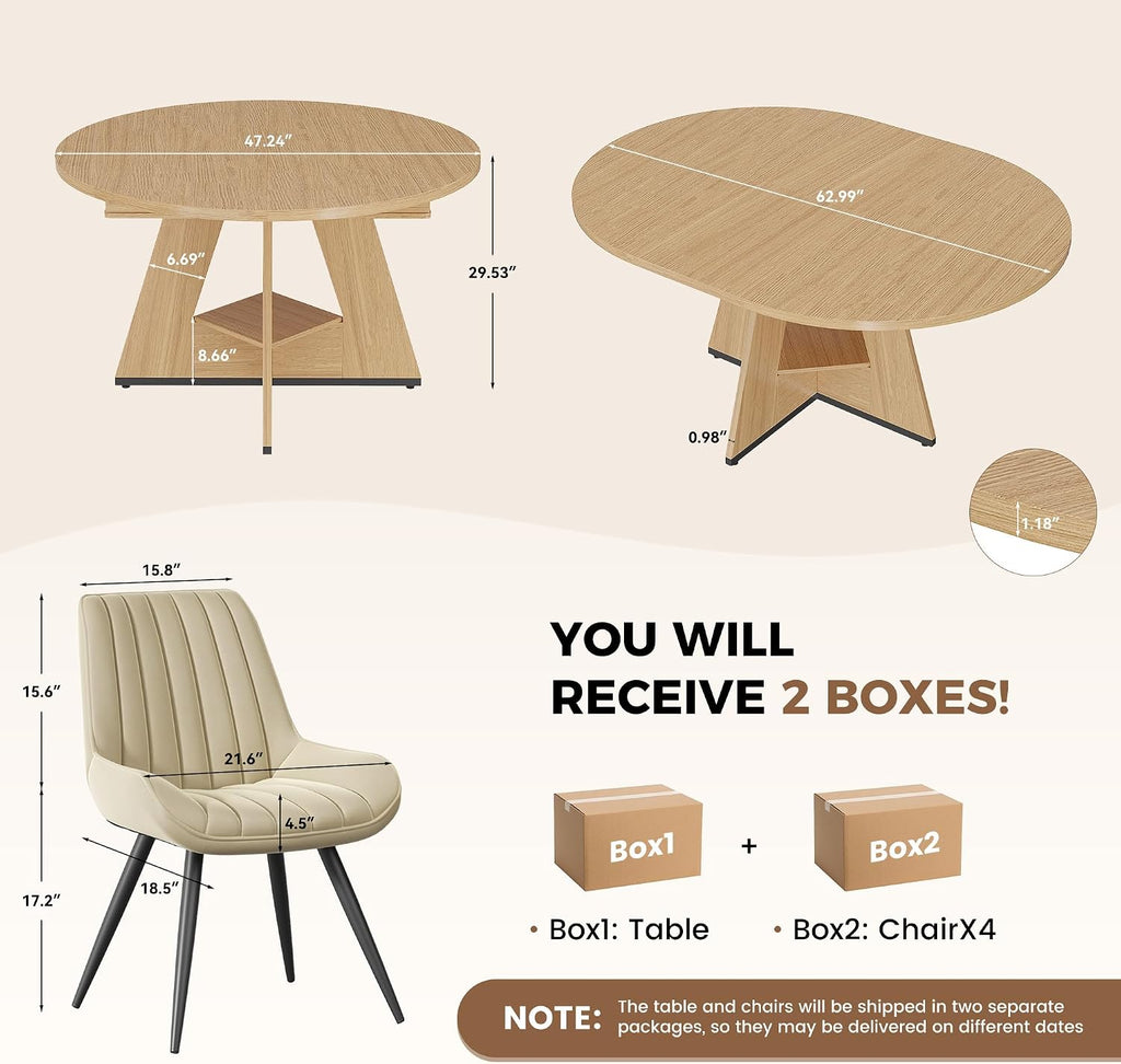 Storage 5-6 Piece Dining Set