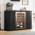 Black Wine Bar Cabinet