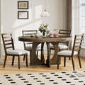 Extendable Oval 5 Piece Dining Set