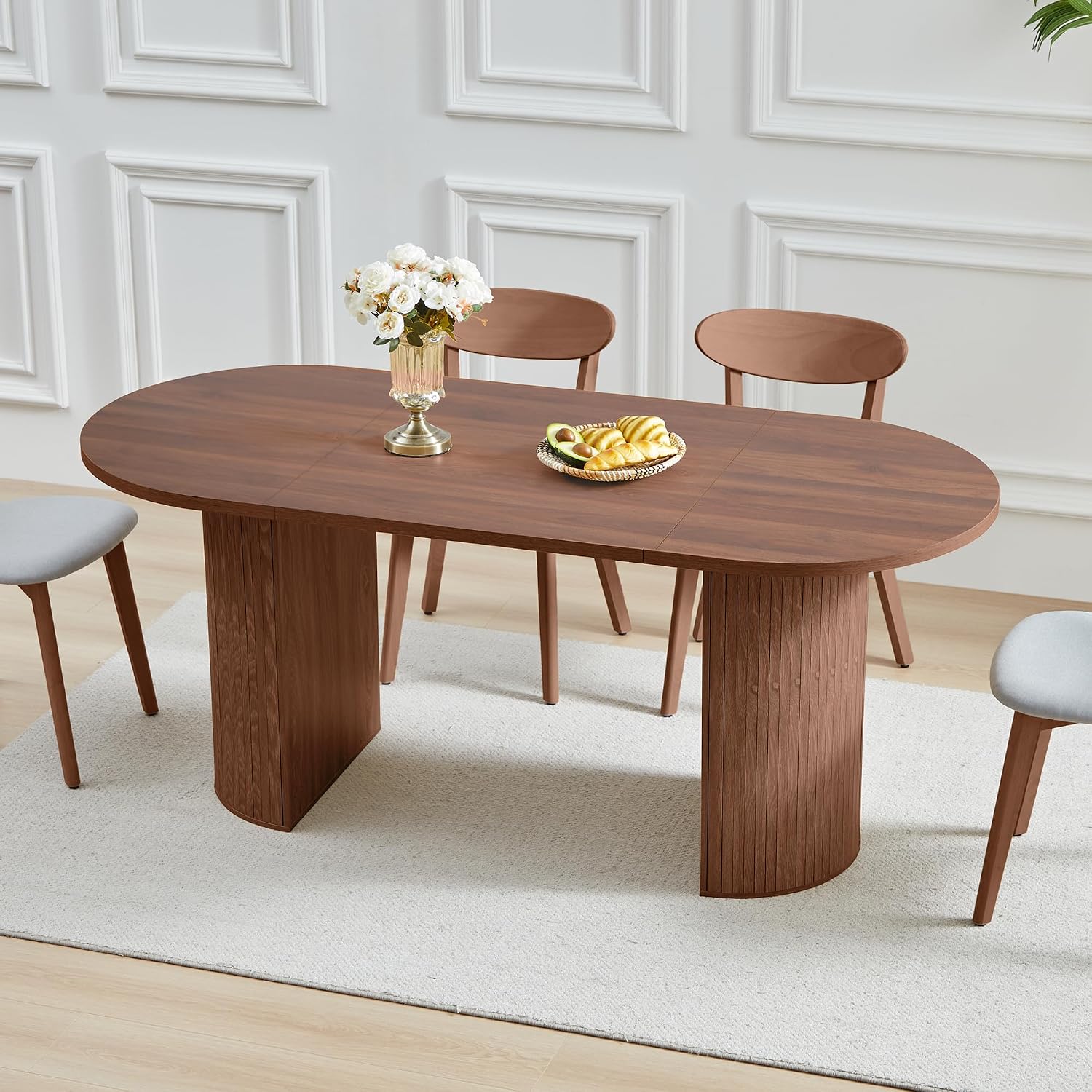 Modern Farmhouse Oval Dining Table