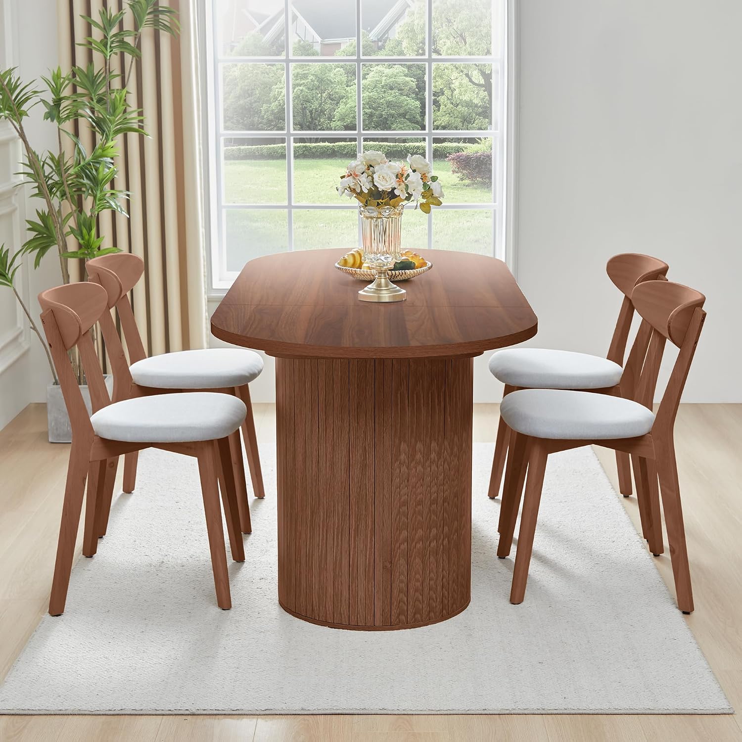 Modern Farmhouse Oval Dining Table